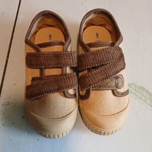 Wonder Nation Brown and Tan Kids Sneakers